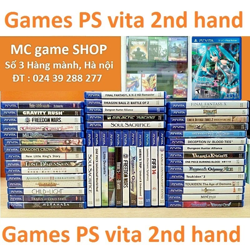 Games PS vita 2nd hand