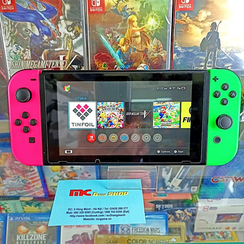 Nintendo Switch V2 đã MOD CHIP hàng 2nd hand---HẾT HÀNG
