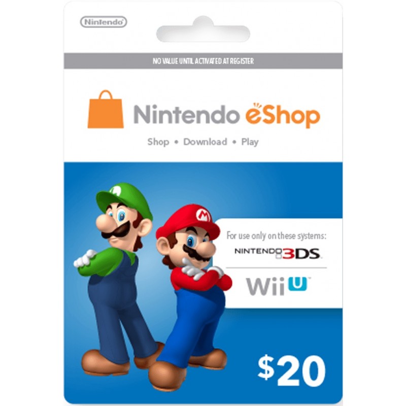 Nintendo eShop Prepaid Card 20$