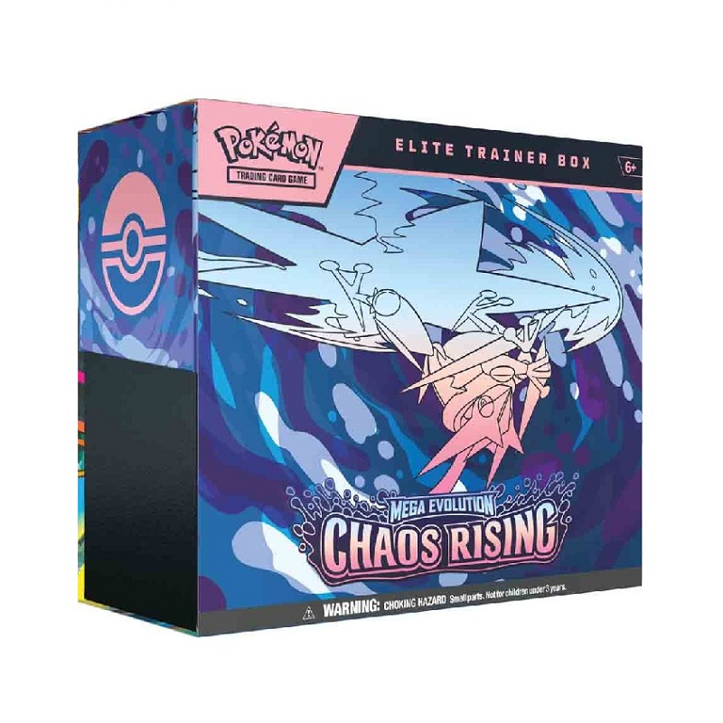 Thẻ TCG Pokémon Mega Evolution Chaos Rising Elite Trainer Box