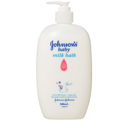 Gohnson's baby milk bath