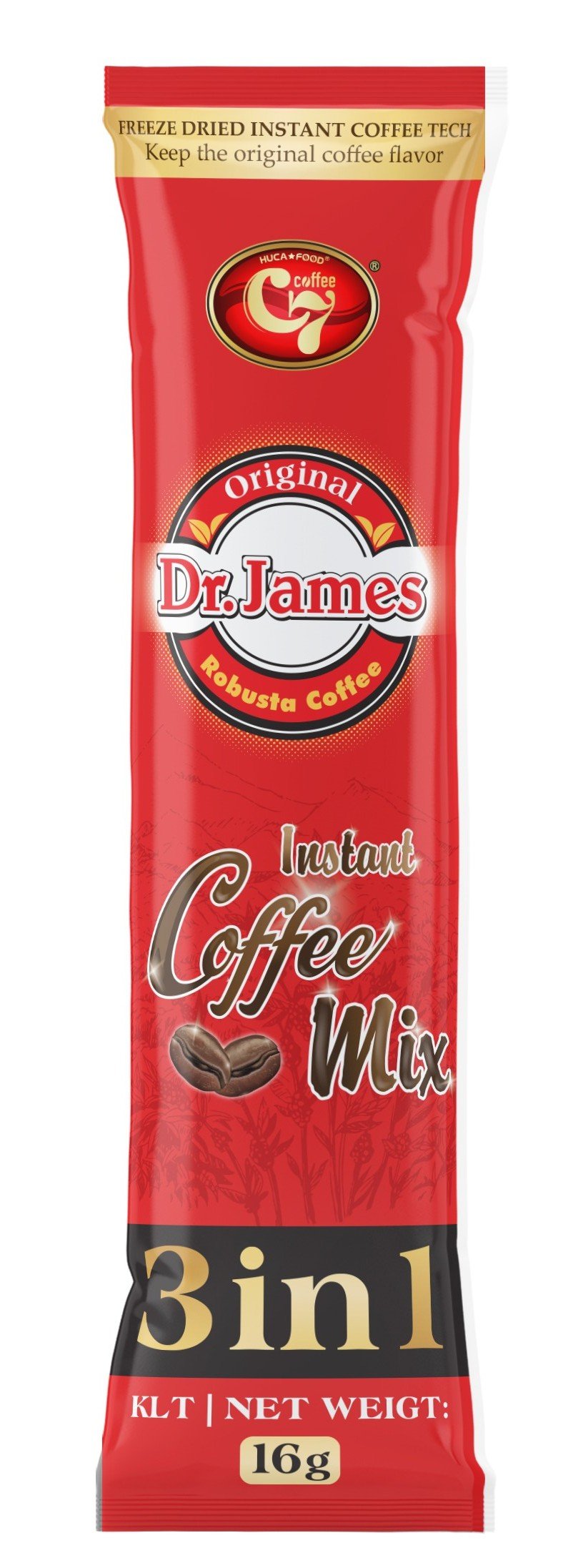 Dr. James 3in1 instant coffee stick