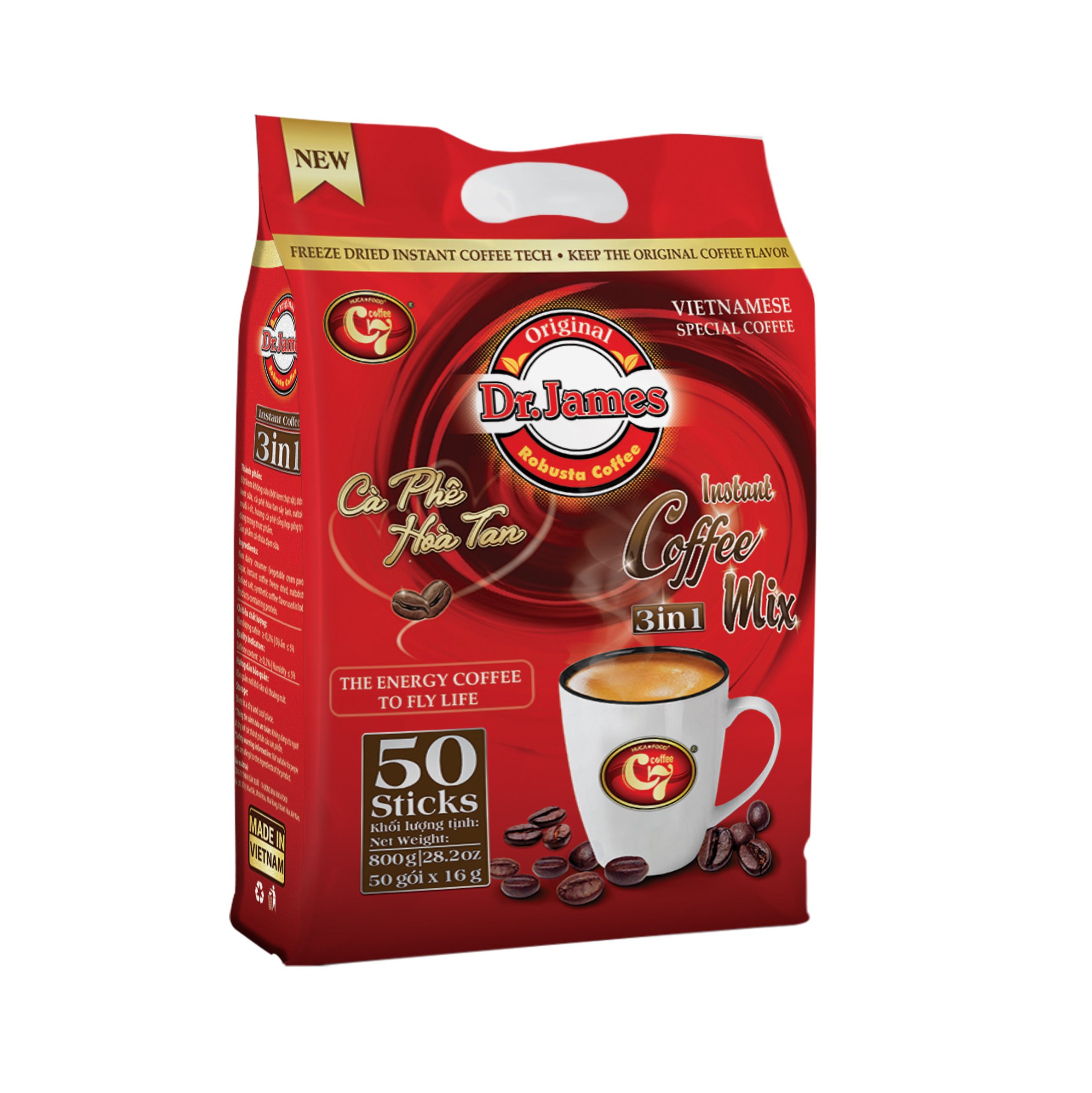 Dr. James 3in1 instant Coffee 800gr-1