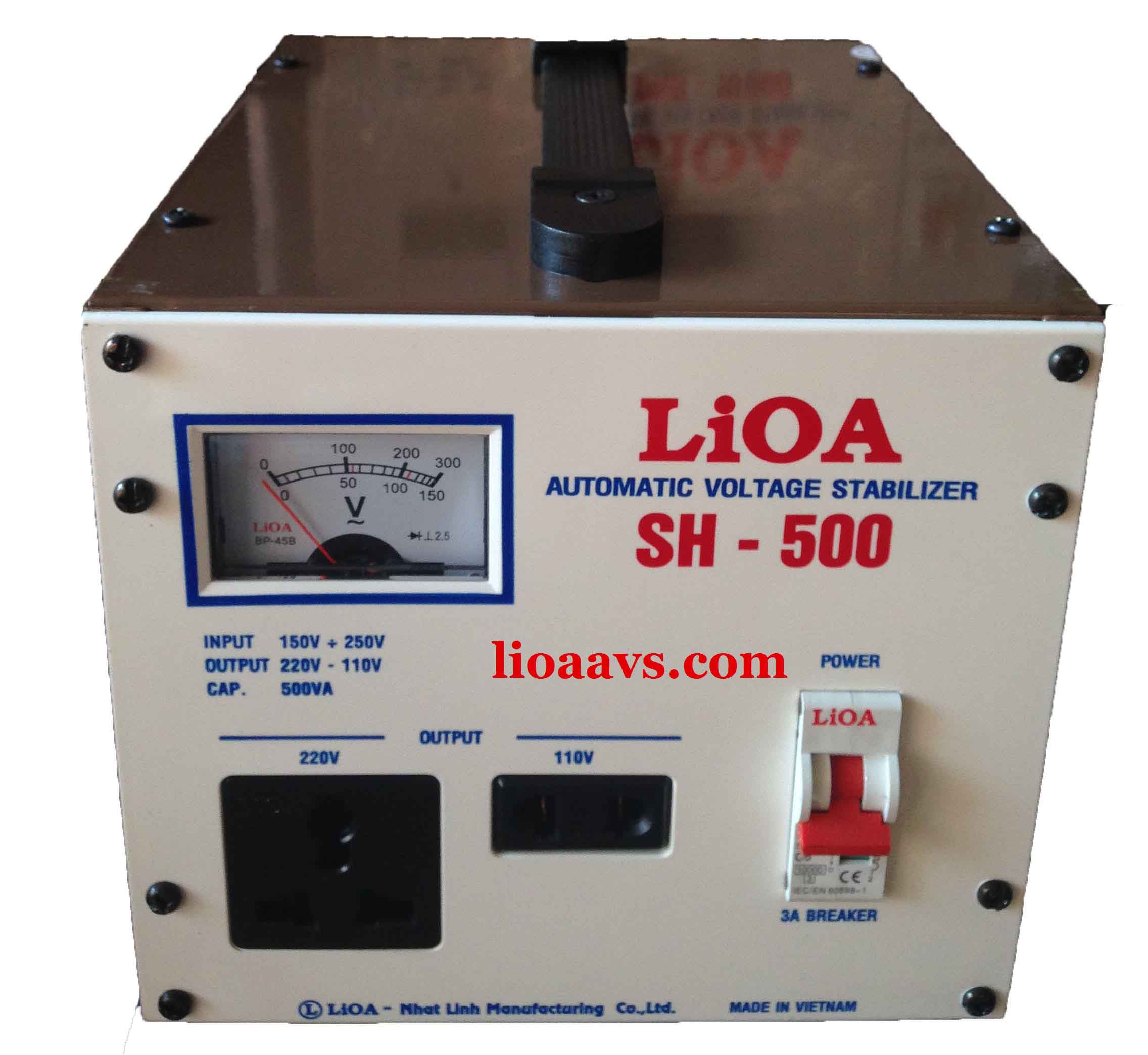 Ổn áp lioa SH-500 ( Thế hệ 1 )