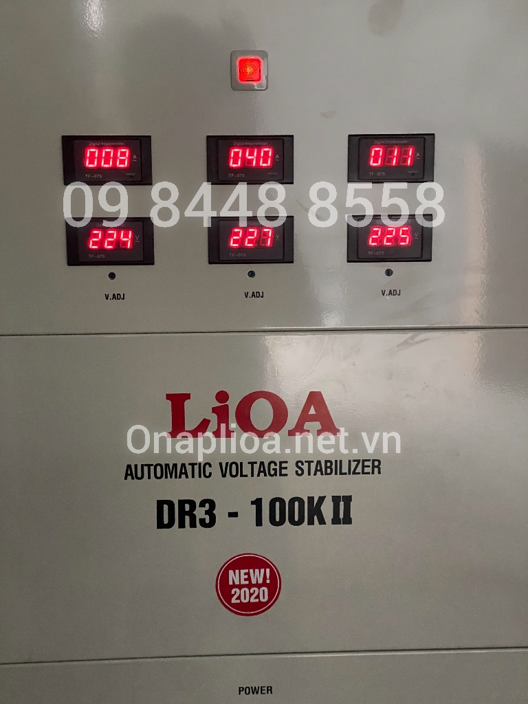 Ổn Áp LiOA 10KVA ,  LIOA  DR3-100K II