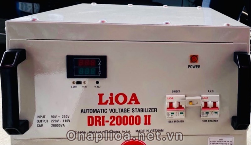 ỔN ÁP LIOA DRI-20000 DẢI 90V