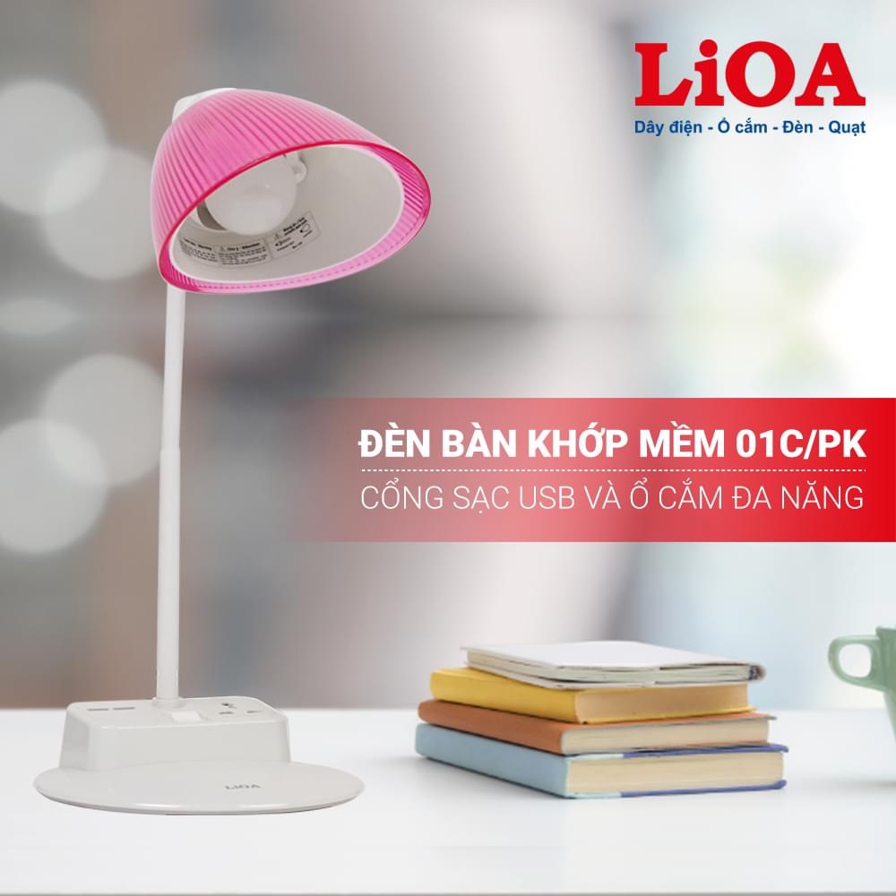 Đèn Bàn Khớp Mềm Lioa