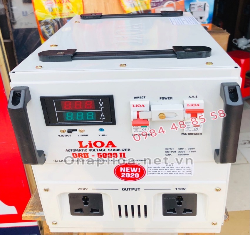 ỔN ÁP LIOA 5KVA DẢI 50V