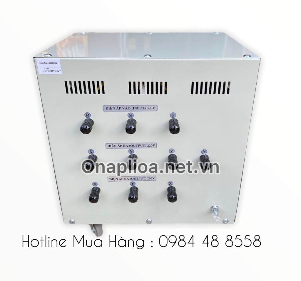 Biếp áp lioa 10kva 3 pha