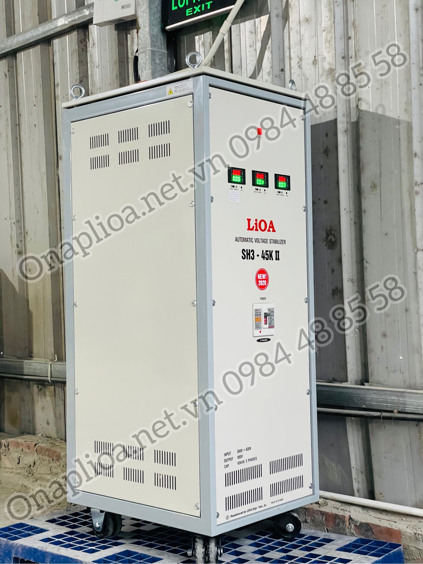 Ổn áp LiOA SH3-45K II ( Mới Nhất 2024 2025 ) ( Ổn áp LiOA 45KVA )