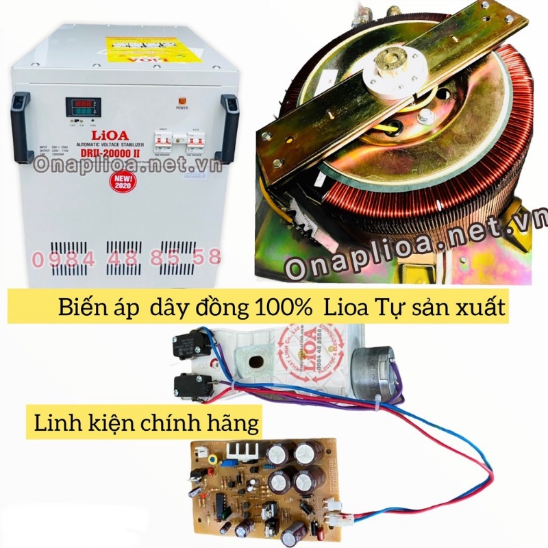 LINH KIỆN ỔN ÁP LIOA 20KVA DẢI 50V