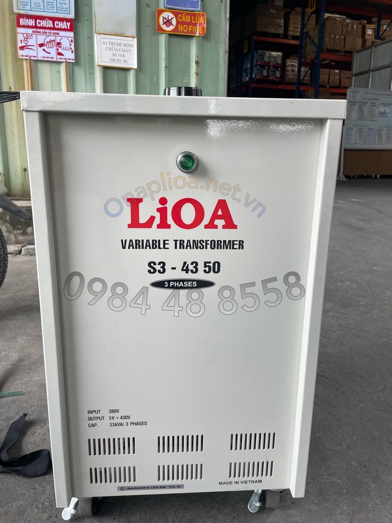 Biến áp vô cấp LiOA S3 - 43 50