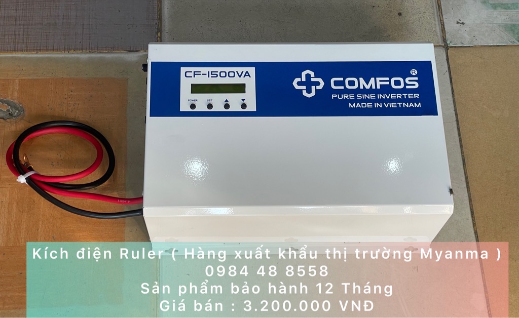 Kích Điện Ruler 12v-220v Ruler