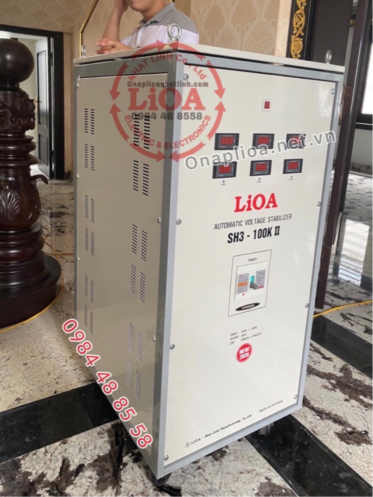 ỔN ÁP LIOA 100kVA 3 PHA .LIOA  SH3-100K II