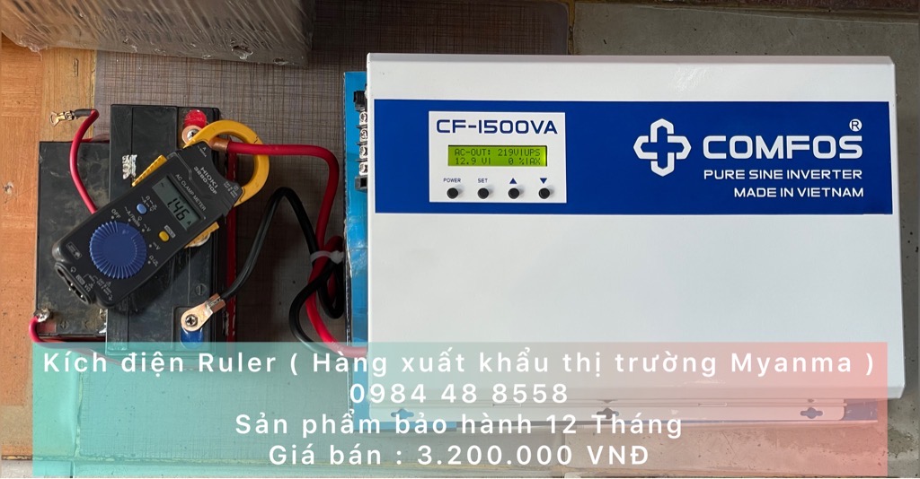 Kích Điện Ruler 12v-220v Ruler