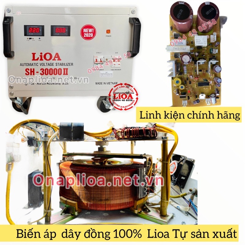 ổn áp lioa sh-30000ii mới nhất