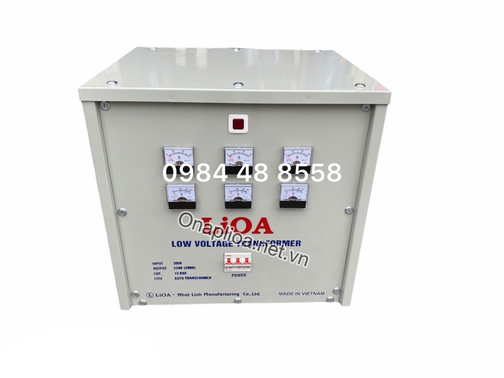 Biến áp 3 pha 15kva lioa