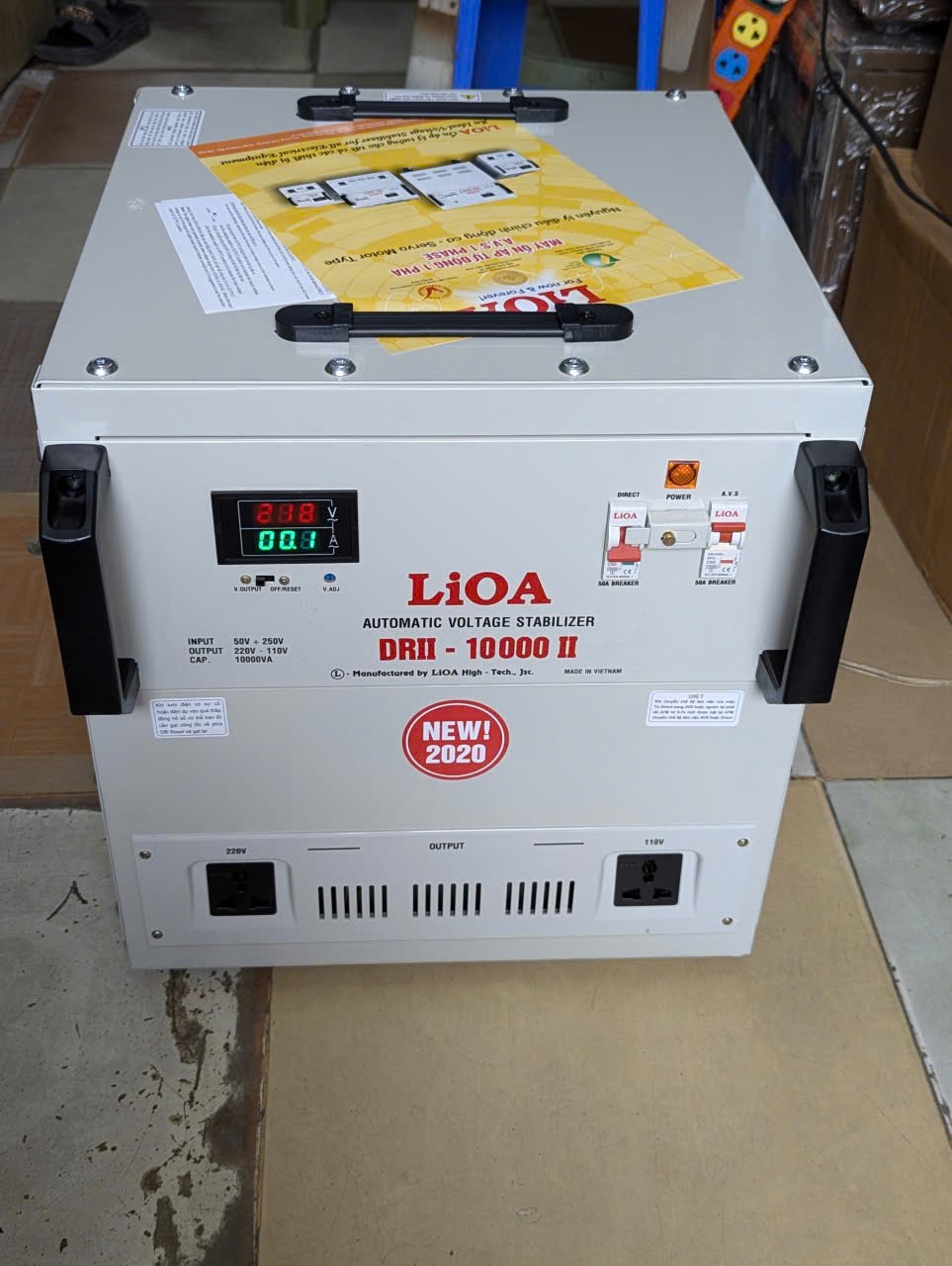 LIOA 10KVA DẢI 50V
