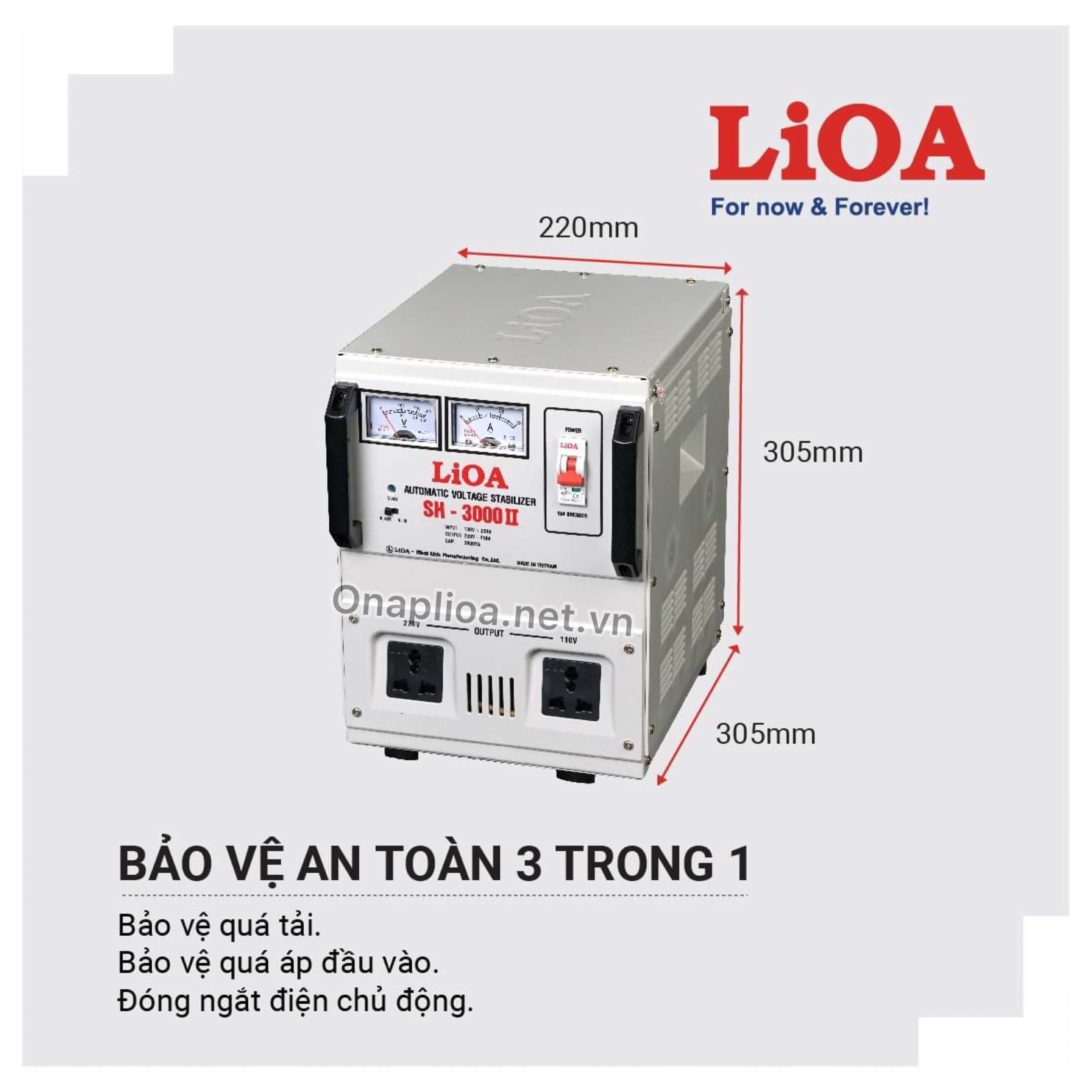 ỔN ÁP LIOA SH-3000II