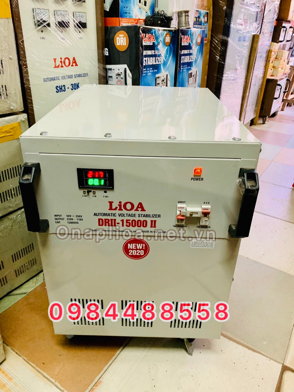 ỔN ÁP LIOA 15KVA , DRII-15000II