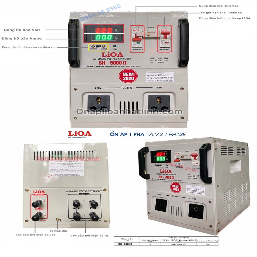 ỔN ÁP LIOA 5KVA