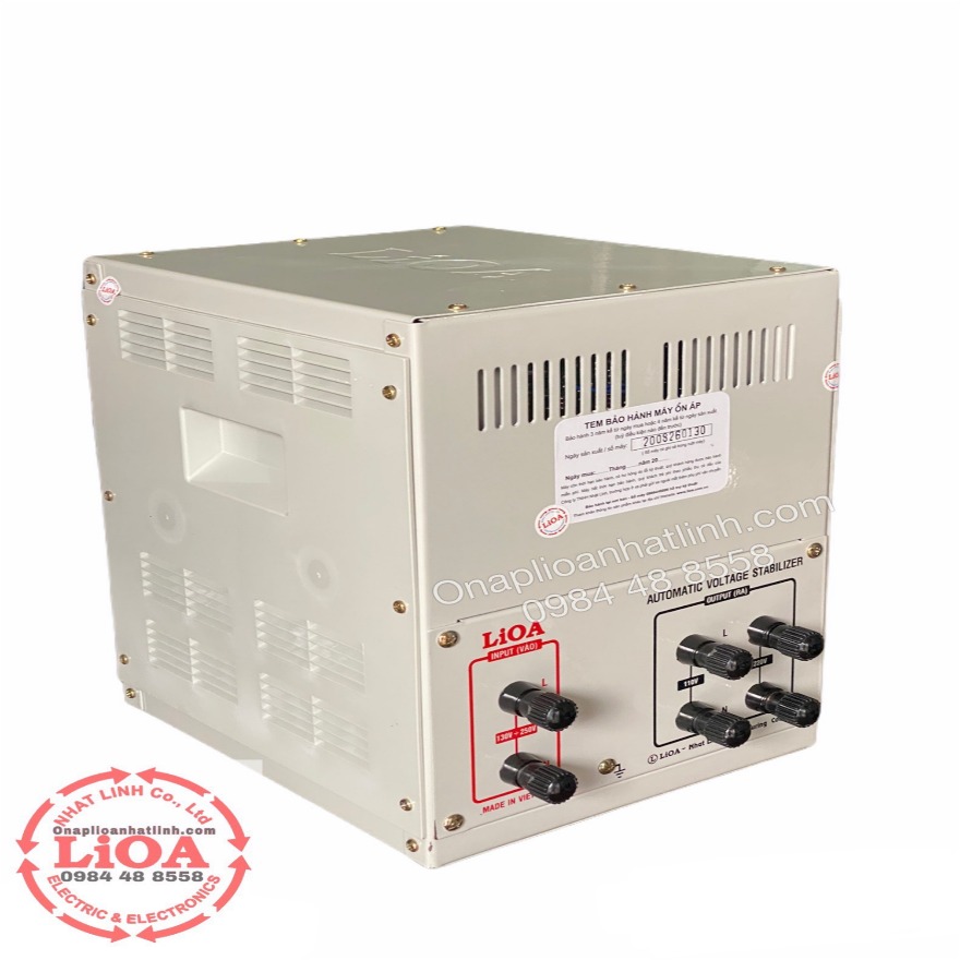 Ổn áp lioa 5kva dải 150v