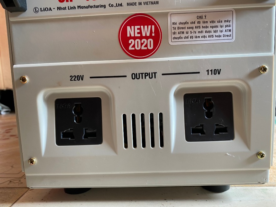 Ổn áp lioa 5kva dải 150v