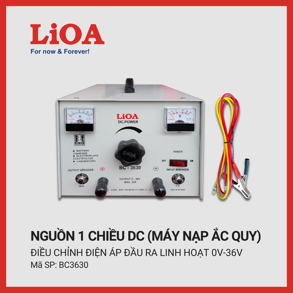 Máy nạp ắc quy LIOA  BC - 3630