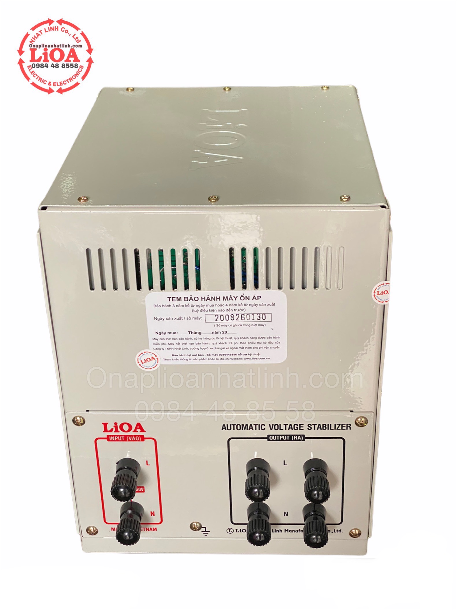 Ổn áp lioa 5kva dải 150v