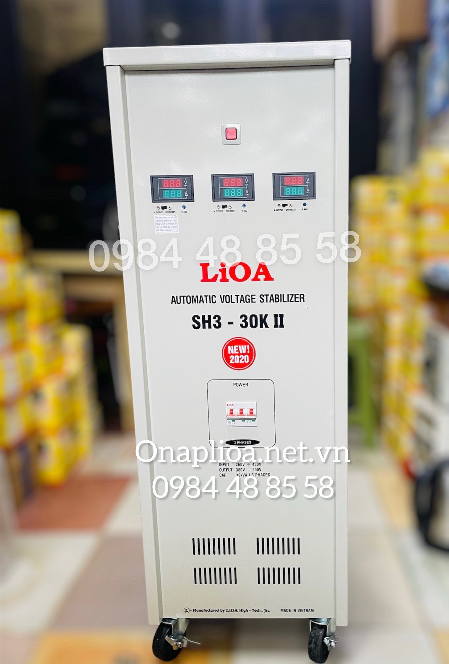 Ổn áp LiOA SH3-30K II ( MỚI NHẤT NĂM 2024 - 2025 )