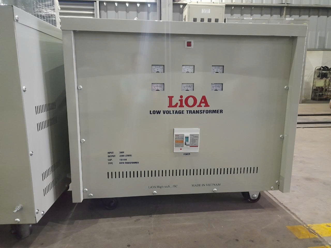 Biến áp Lioa 150kva 3 pha tự ngẫu