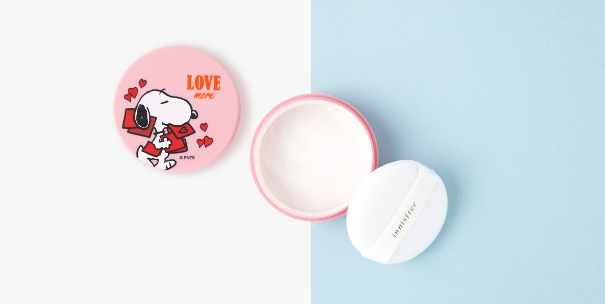 Phiên bản phấn phủ kiềm dầu dạng bột khoáng Innisfree No Sebum Mineral Powder Snoopy 2018
