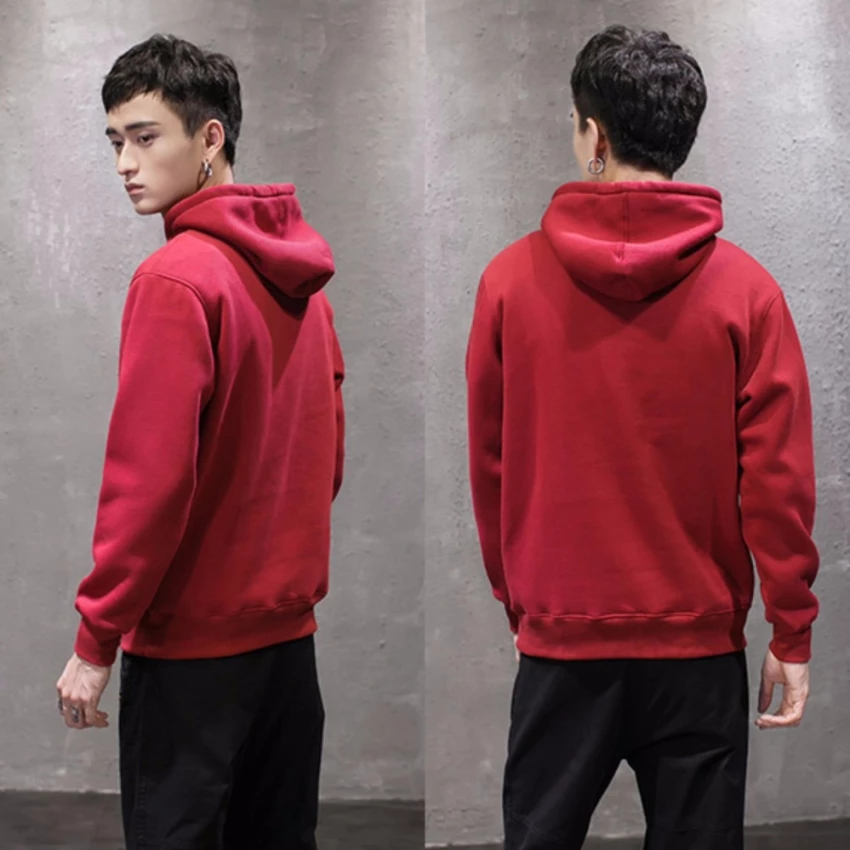 Áo Hoodie Trơn màu đỏ