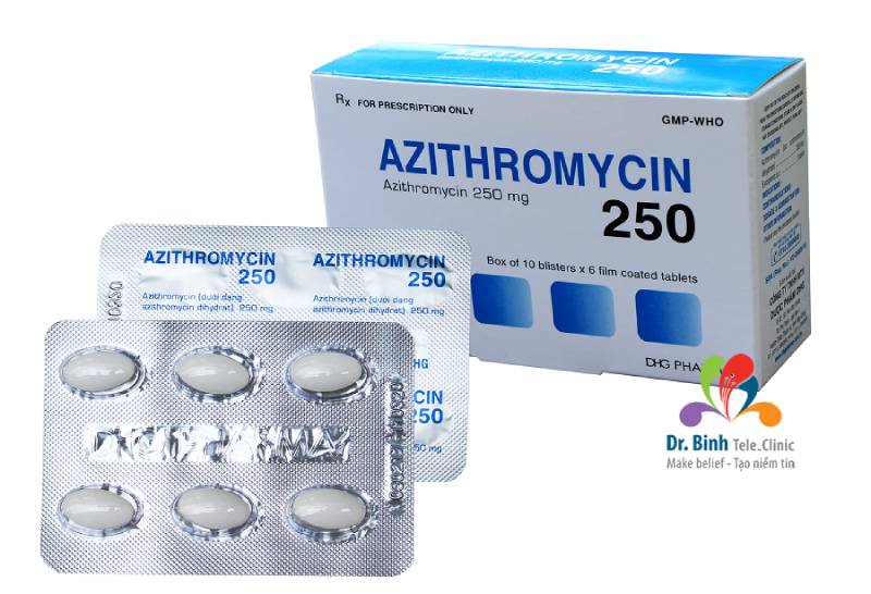 Thuốc Azithromycin, thuốc điều trị bệnh nấm chlamydia ở cả nam và nữ giới