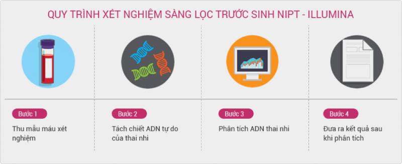 Review quy trình 4 bước làm xét nghiệm NIPT cực đơn giản tại Dr. Binh Tele_Clinic