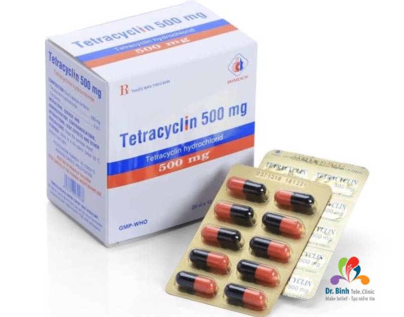 Thuốc Tetracyclin, thường được bác sĩ nam khoa kê đơn để điều trị bệnh Chlamydia