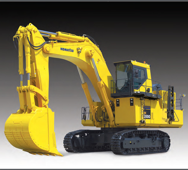 Máy xúc Komatsu lớn nhất tại Việt Nam và trên thế giới.
