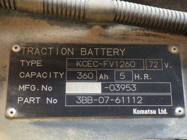 Xe nâng điện Komatsu 2.5 tấn FE25H-1 (307910), sản xuất năm 2019