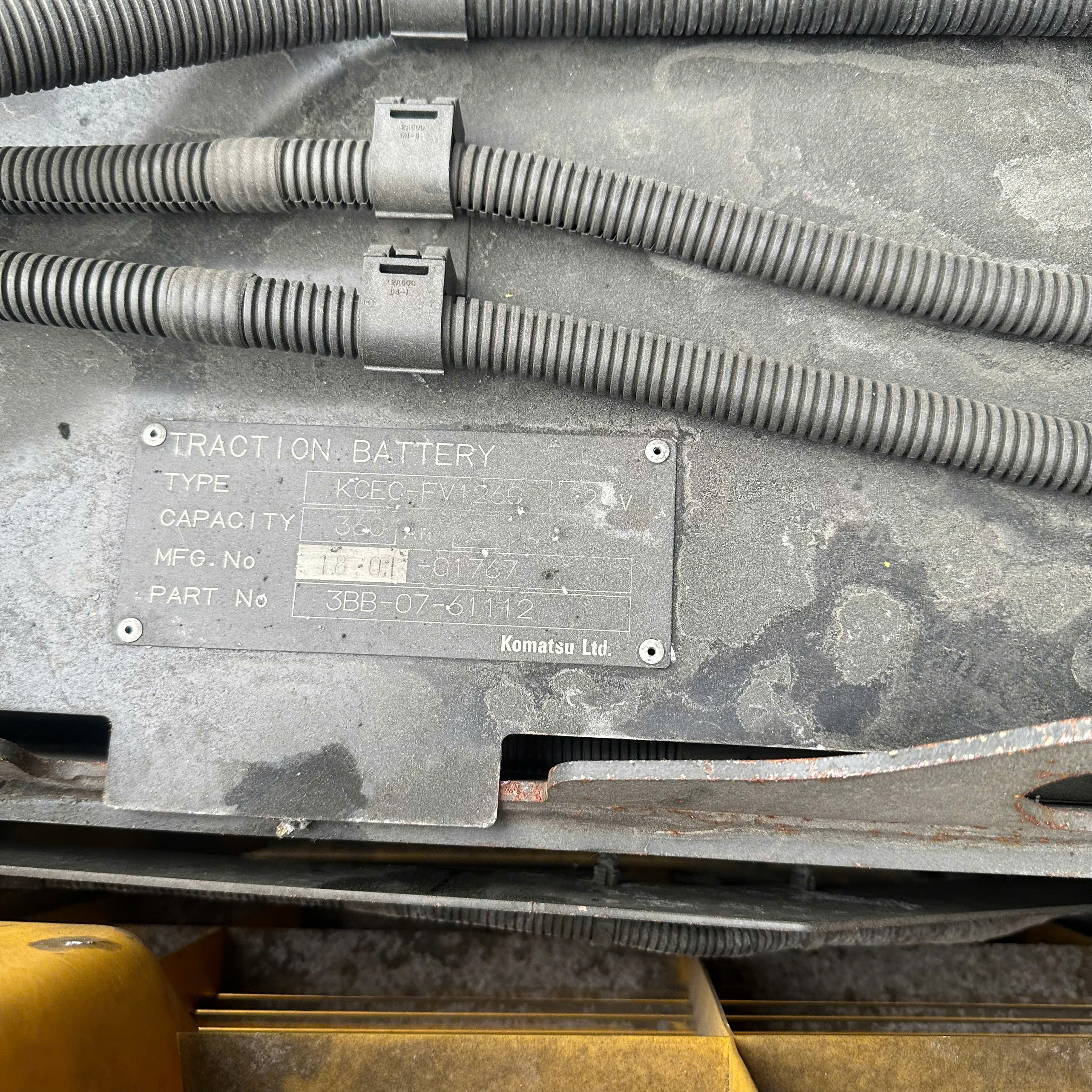 Xe nâng Điện Komatsu 2.5 tấn FE25-1 310329, năm 2021