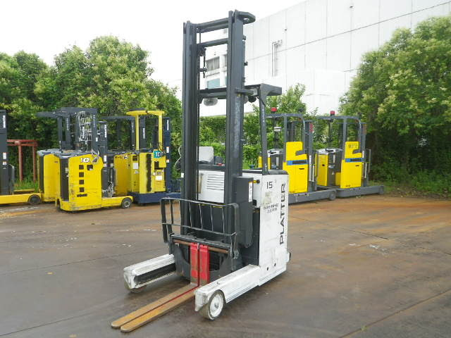Xe nâng điện Nichiyu 1.5 tấn FBRM15-80B-450 (131E10105), sản xuất năm 2017