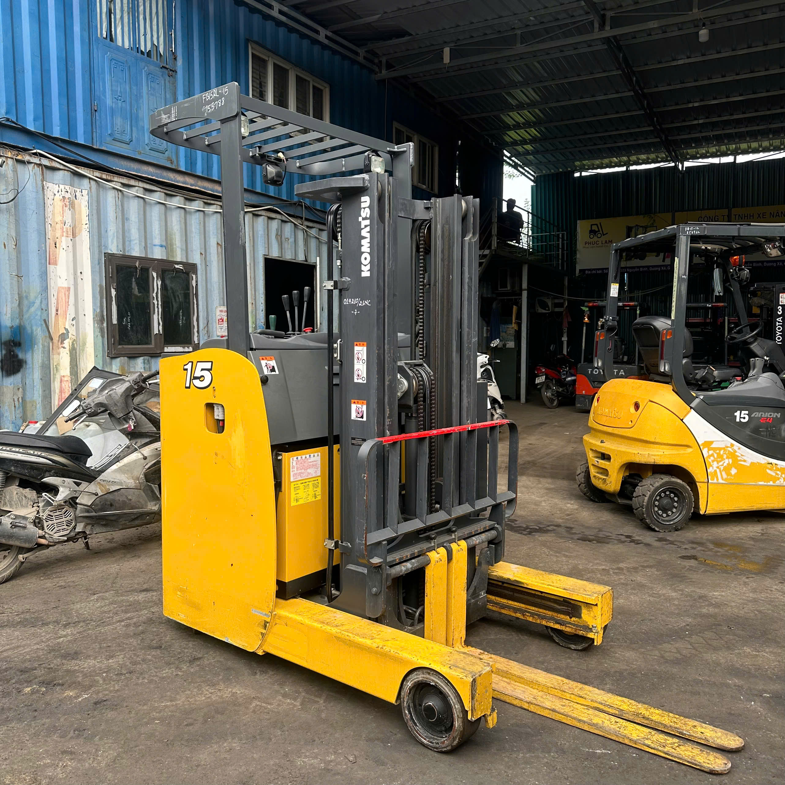 Xe nâng điện Komatsu FB15RL-15 (155788), sản xuất năm 2016