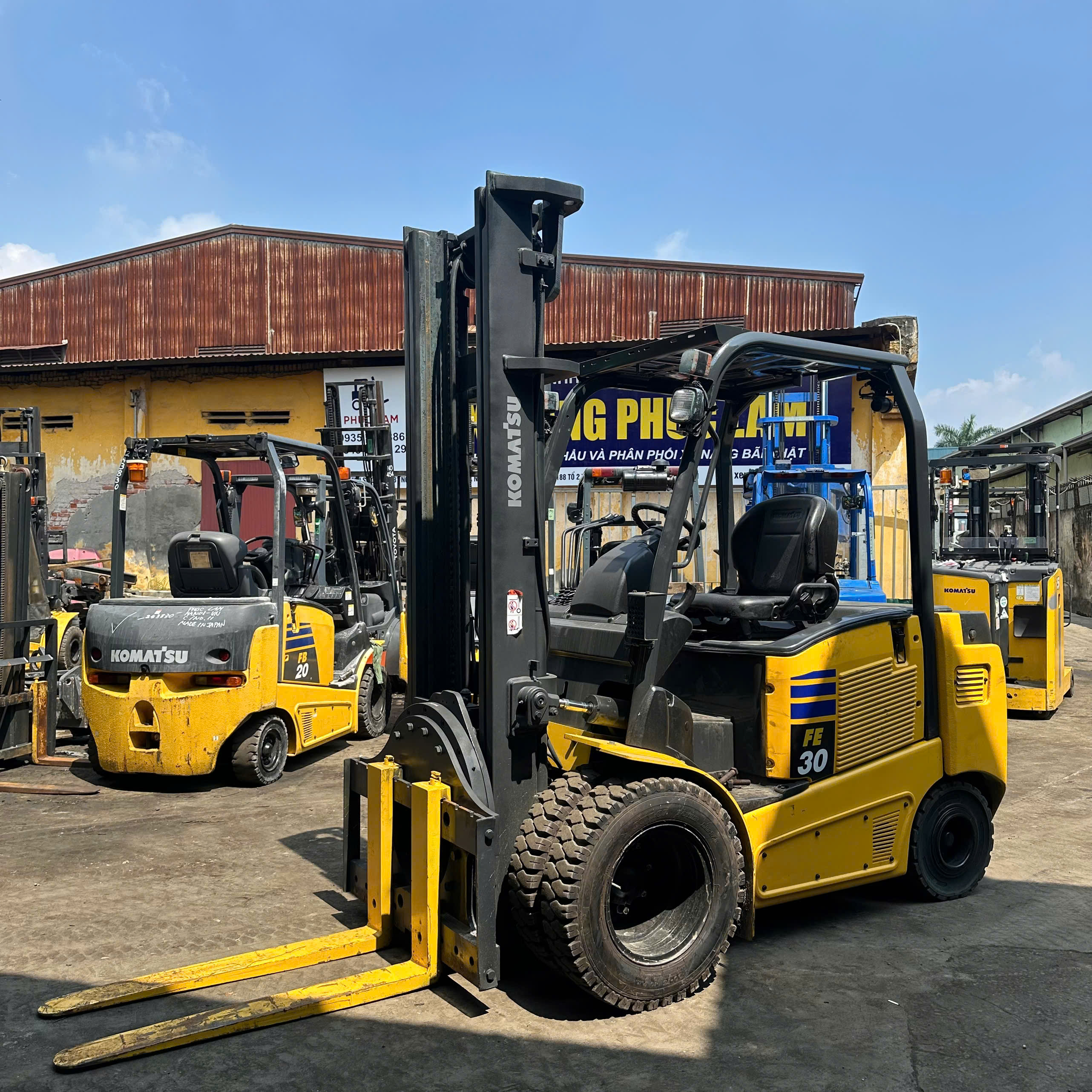 Xe nâng điện Komatsu 3 tấn FE30-1 (305742), sản xuất năm 2018