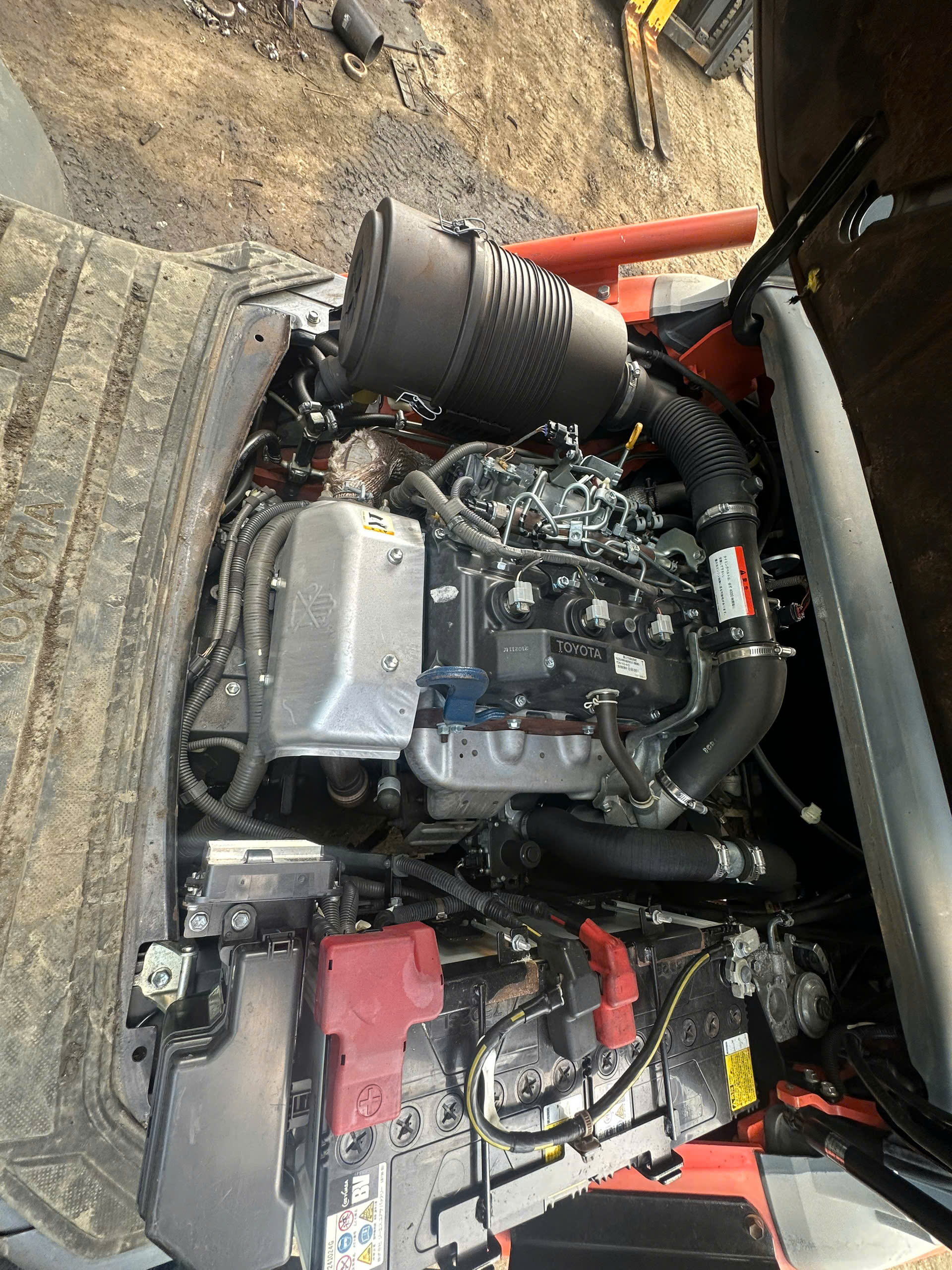 Xe nâng dầu Toyota 4.0 tấn, 8FD40 serial 20388