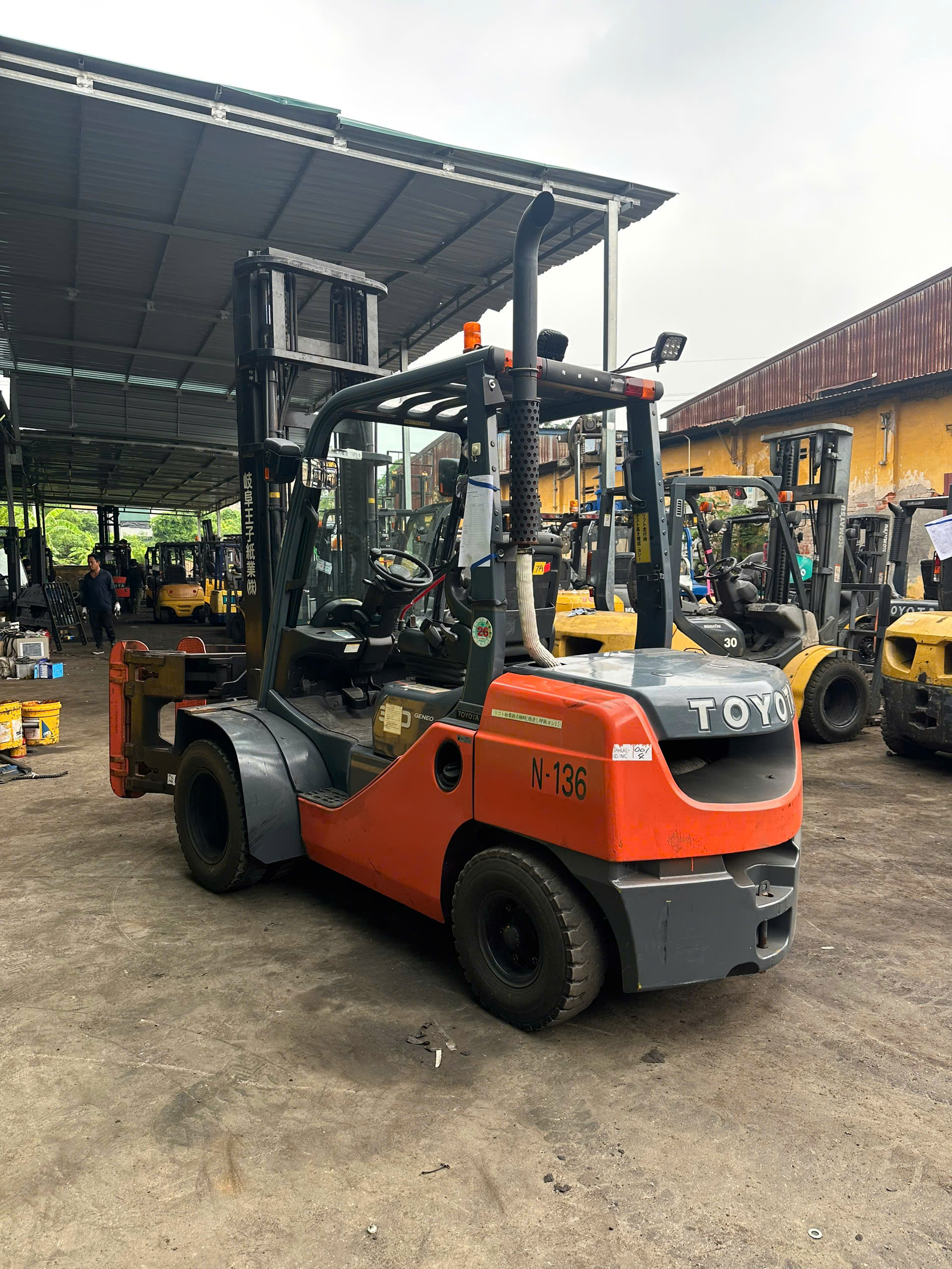 Xe nâng dầu Toyota 3 tấn 8FD30 (36377)
