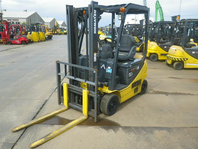 Xe nâng điện Komatsu 1.5 tấn FB15-12 (838019), sản xuất năm 2009