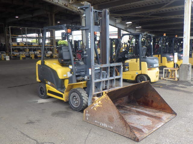 Xe nâng điện Komatsu 2.5 tấn FE25- 2 (321595) gắn gầu xúc