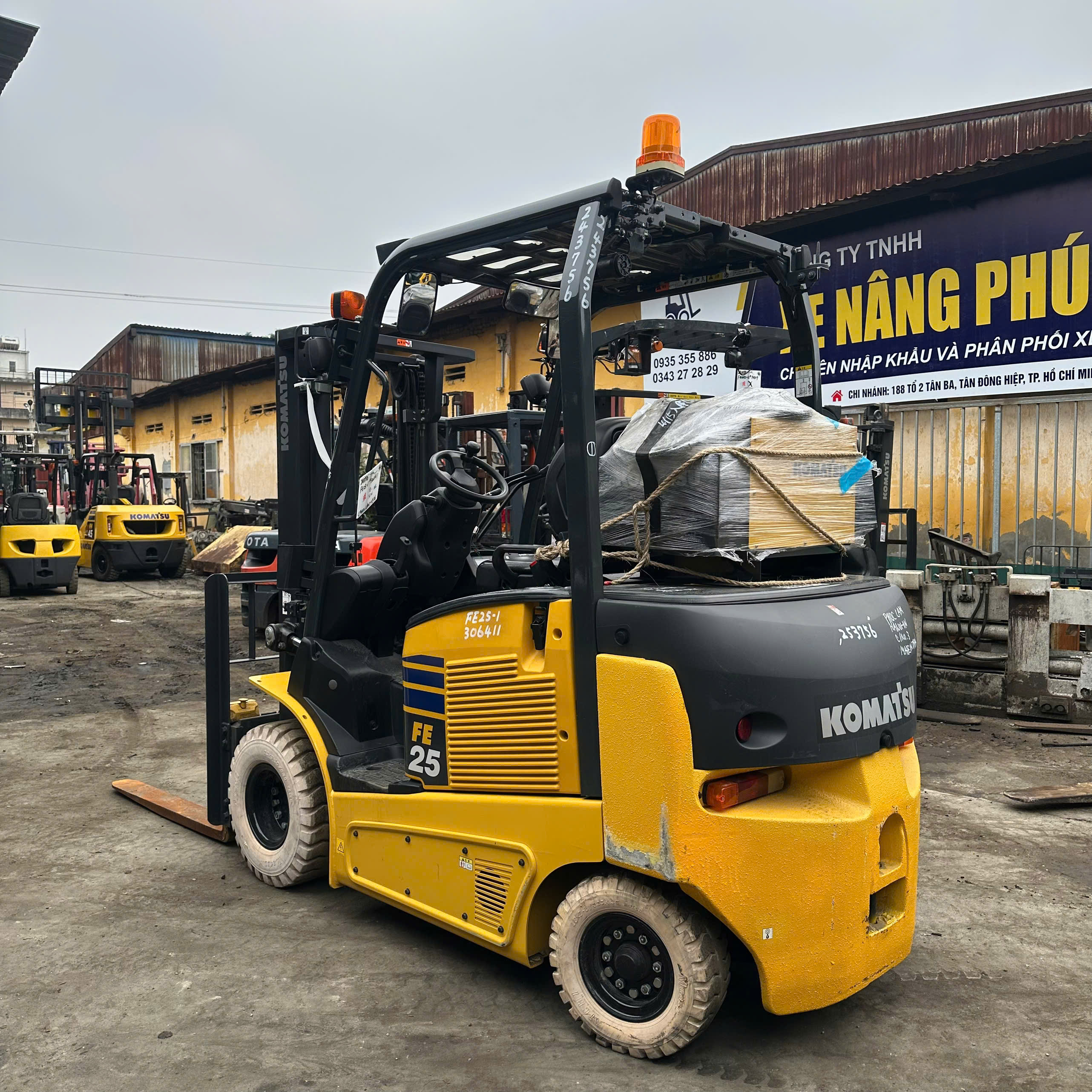 Xe nâng điện Komatsu 2.5 tấn, FE25-1 306411, năm 2018