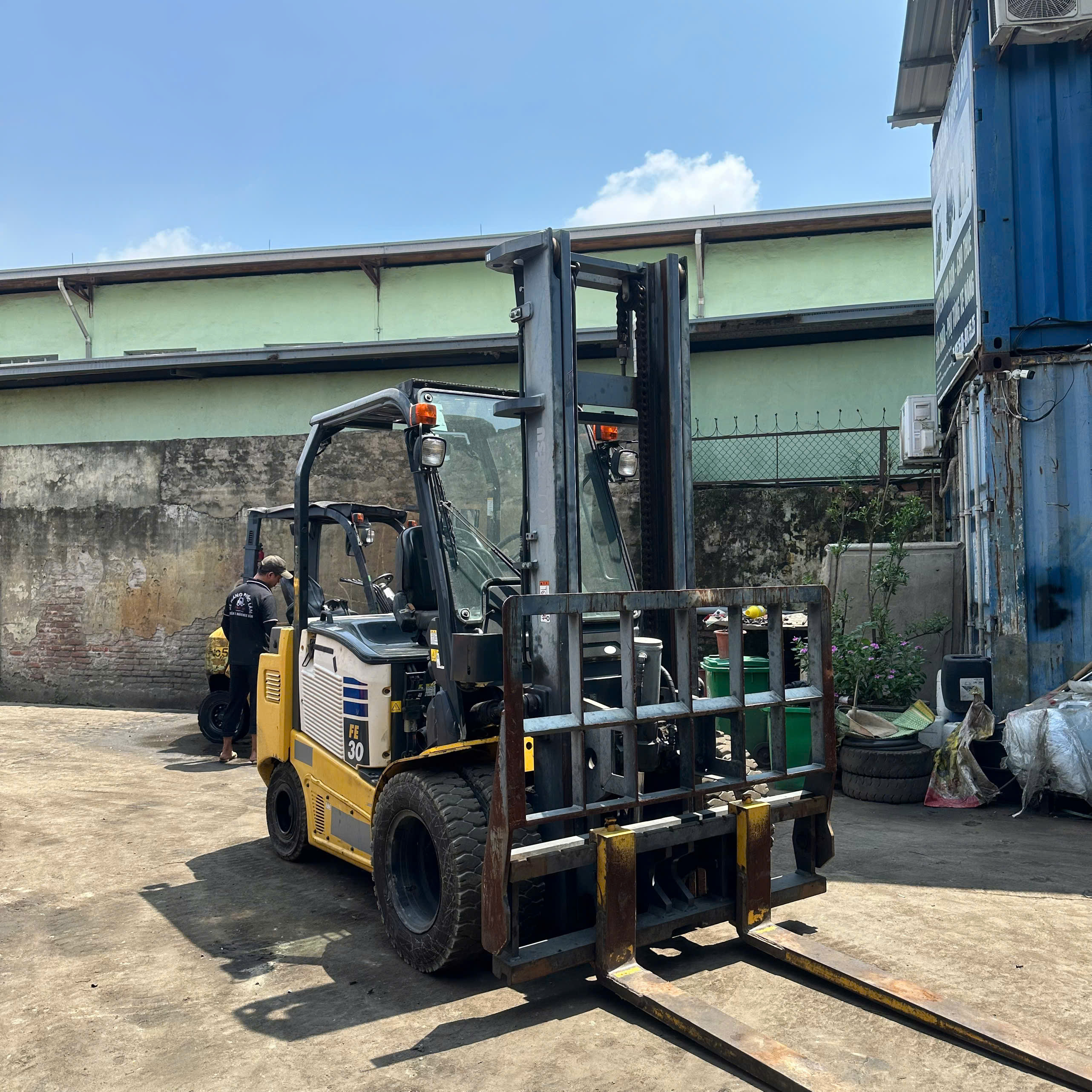 Xe nâng điện Komatsu 3 tấn FE30-1 (307033) sản xuất năm 2019