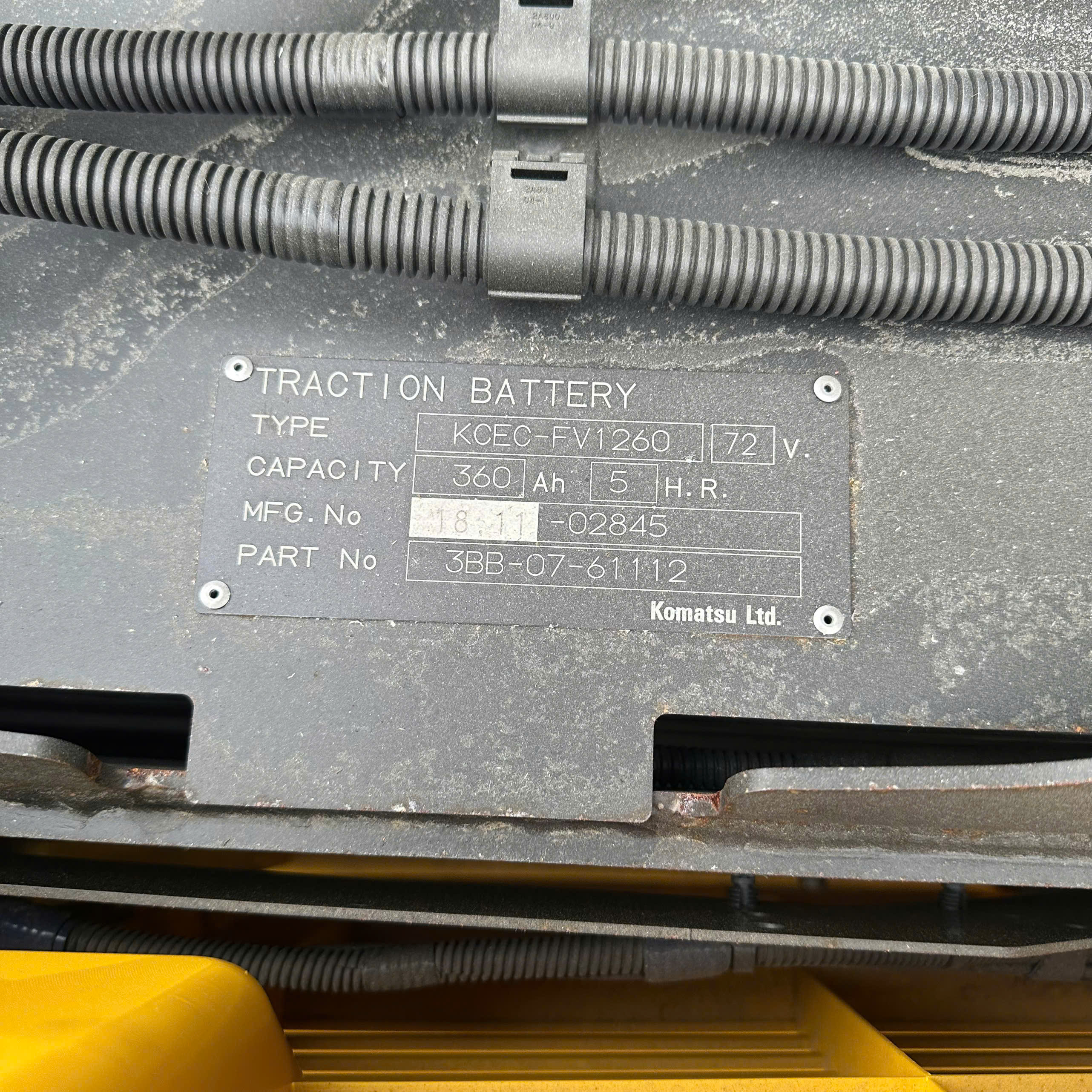 Xe nâng điện Komatsu 2.5 tấn, FE25-1 306411, năm 2018