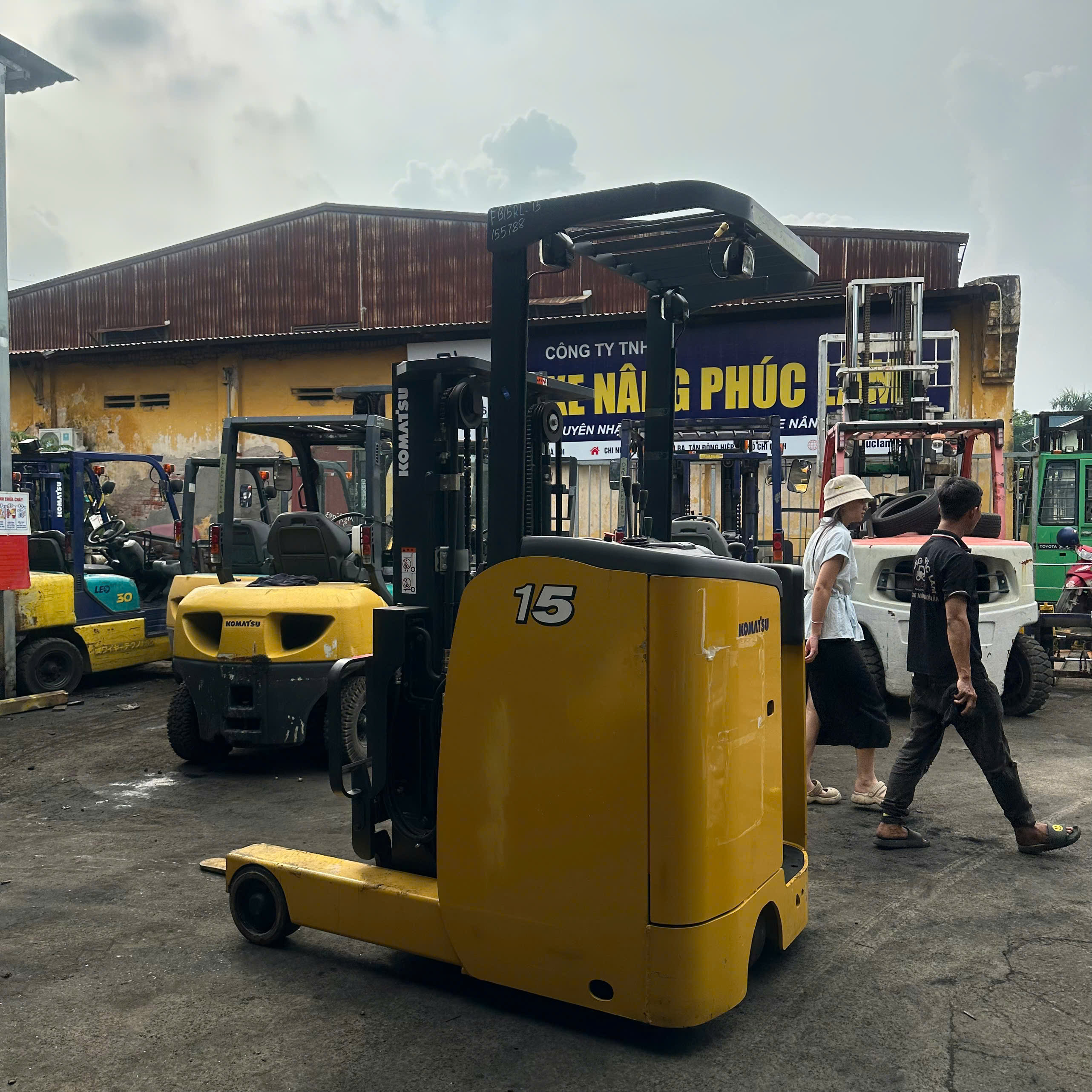 Xe nâng điện Komatsu FB15RL-15 (155788), sản xuất năm 2016